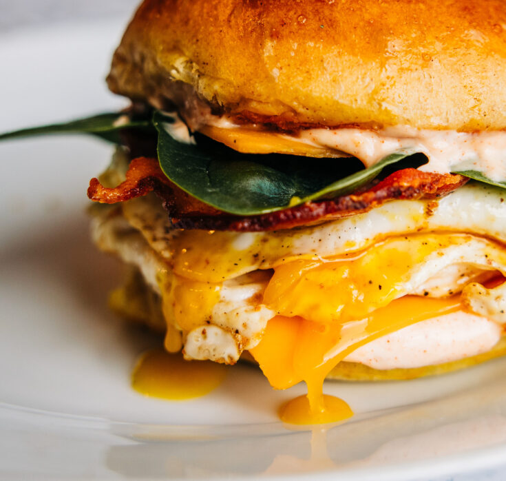 Bangin' Brioche Egg Sandwich