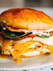 Bangin’ Brioche Egg Sandwich