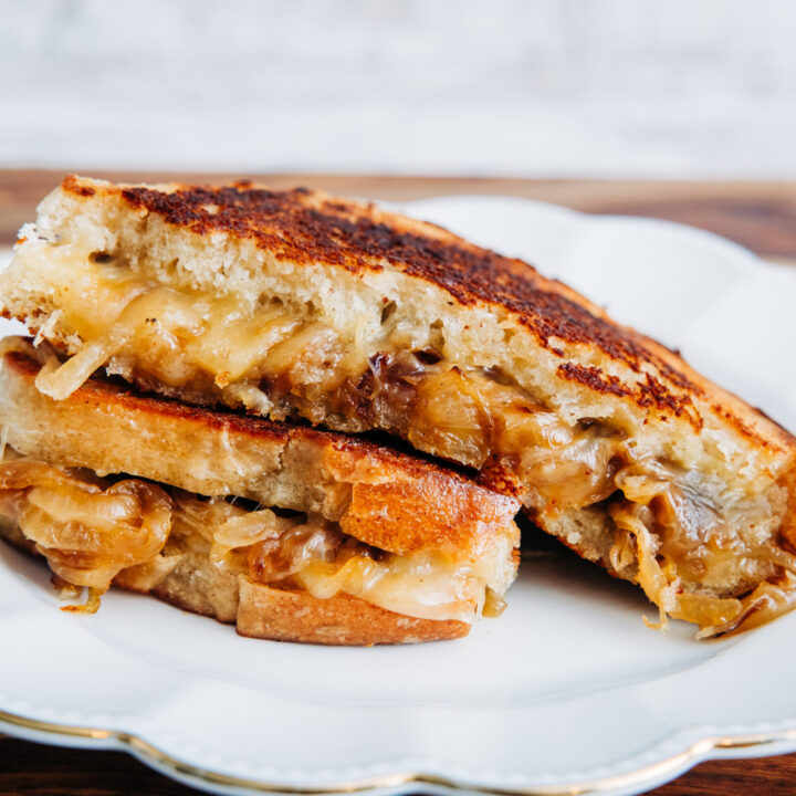 French Onion Grilled Cheese Sandwich