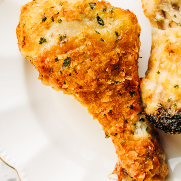 Easy Crispy Baked Chicken Legs with Potato Flake Crust (Gluten-Free)