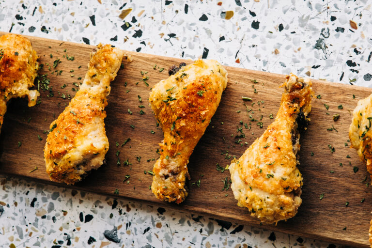Crispy Baked Chicken Legs With Potato Flake Crust (Gluten-Free & Easy!)