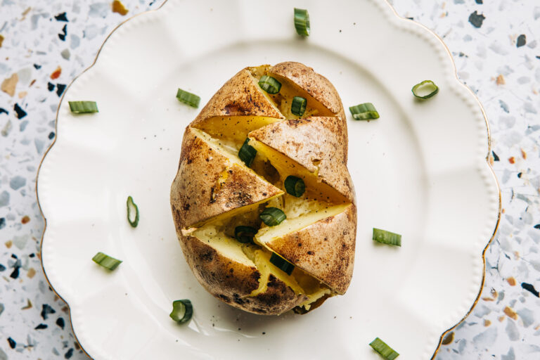 So Simple! Crockpot “Baked” Potatoes…more of a hack?