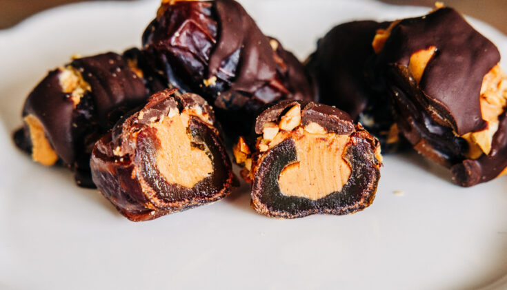 Peanut Butter Filled Dates