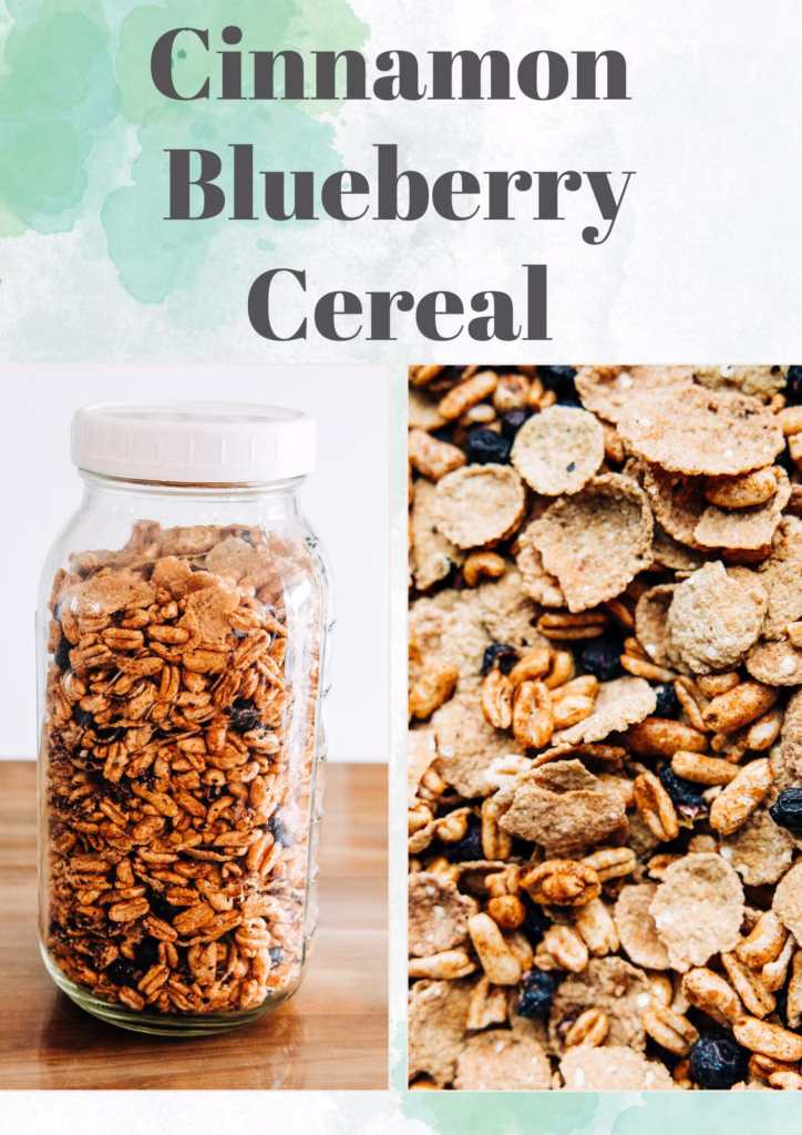 healthy homemade blueberry cereal