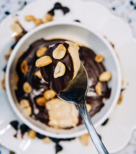 Buckeye Pudding Parfait cottage cheese