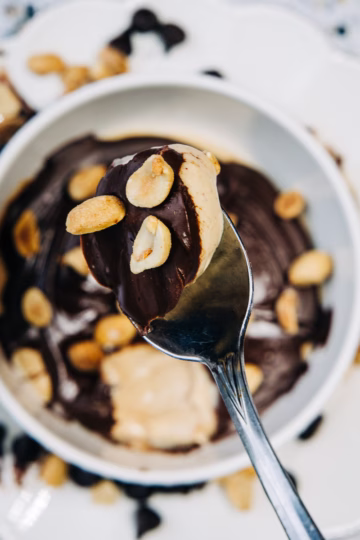Buckeye Pudding Parfait cottage cheese