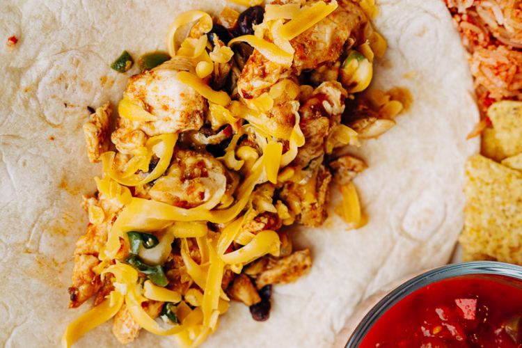 chicken fajita foil packets