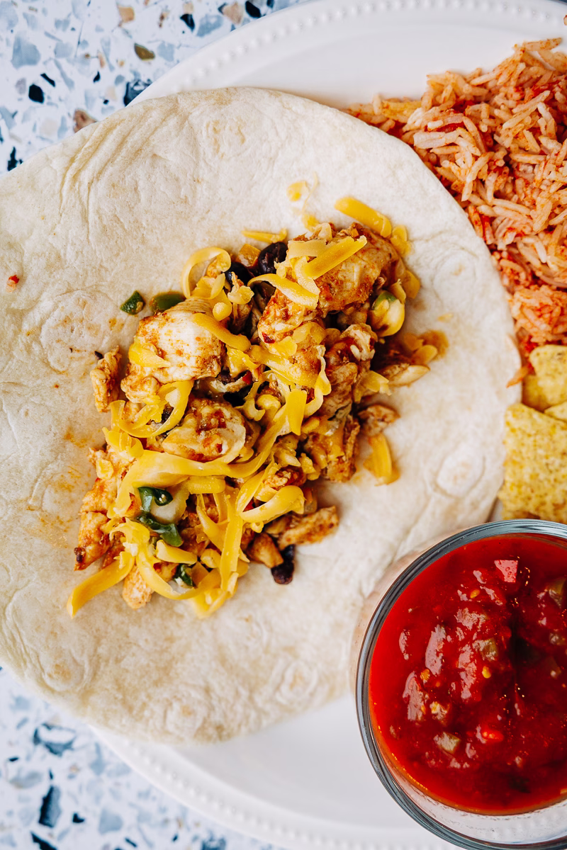 chicken fajita foil packets