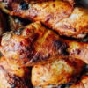Sticky Maple Dijon Baked Chicken Legs