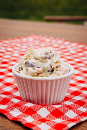homemade coleslaw
