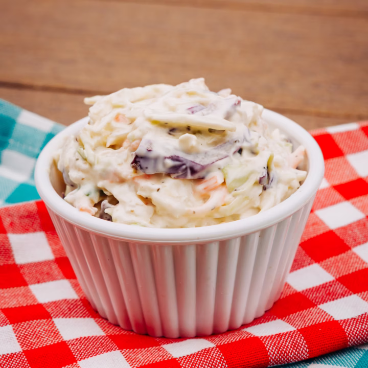 homemade coleslaw