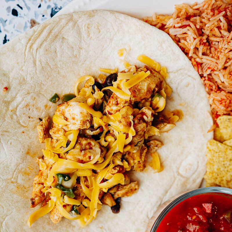 chicken fajita foil packets