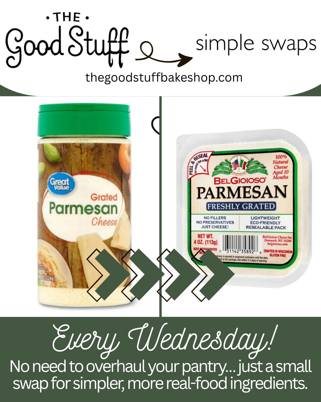 pre grated parmesan fillers