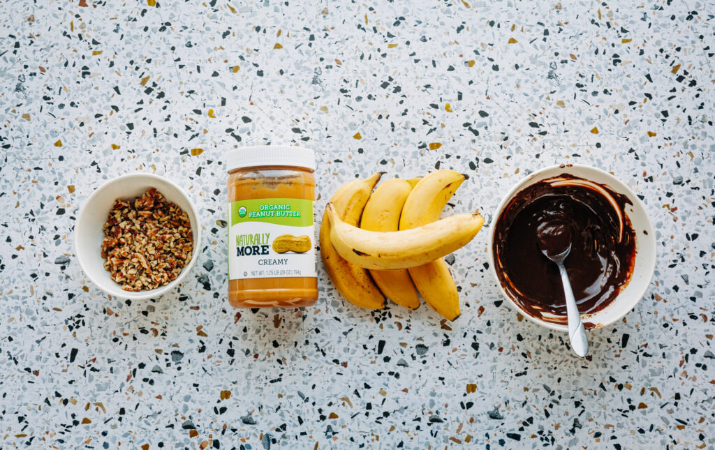 peanut butter banana bark