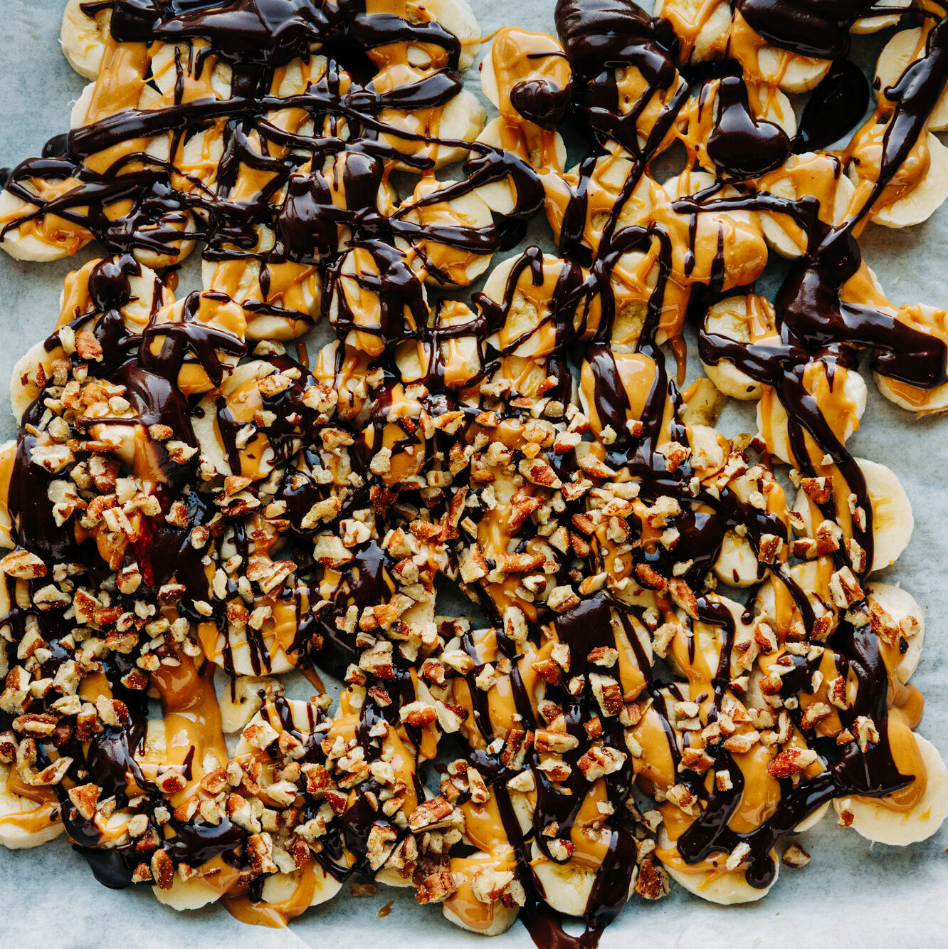 peanut butter banana bark