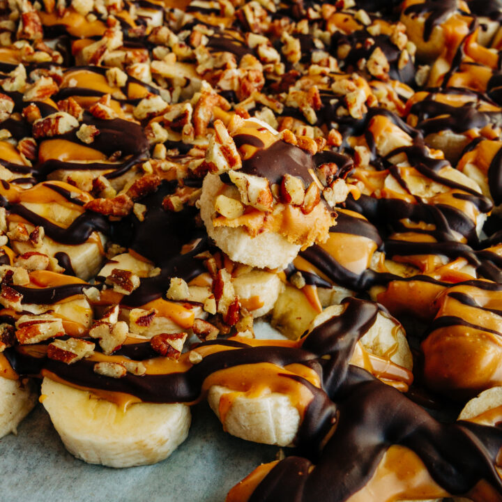 peanut butter banana bark
