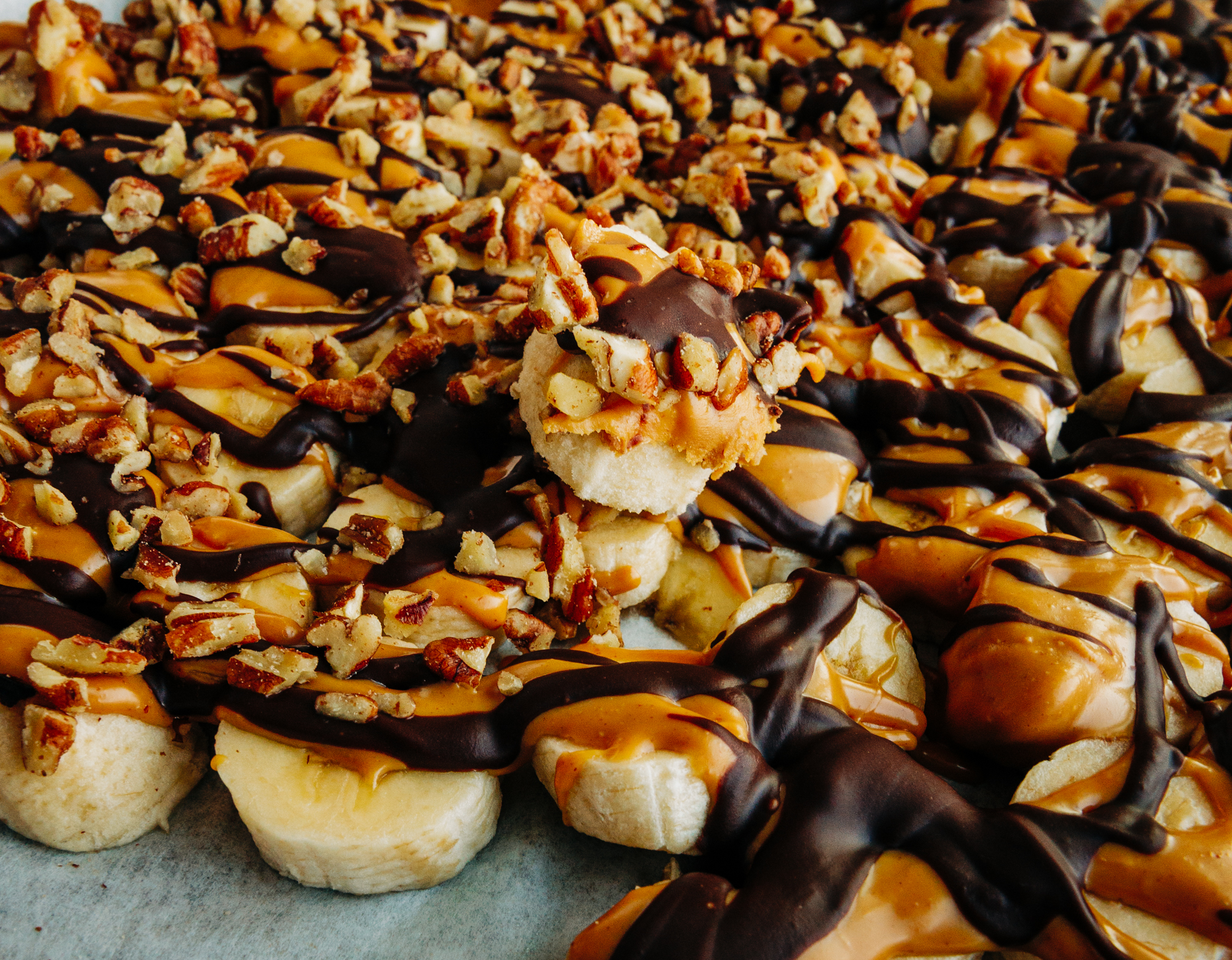 peanut butter banana bark