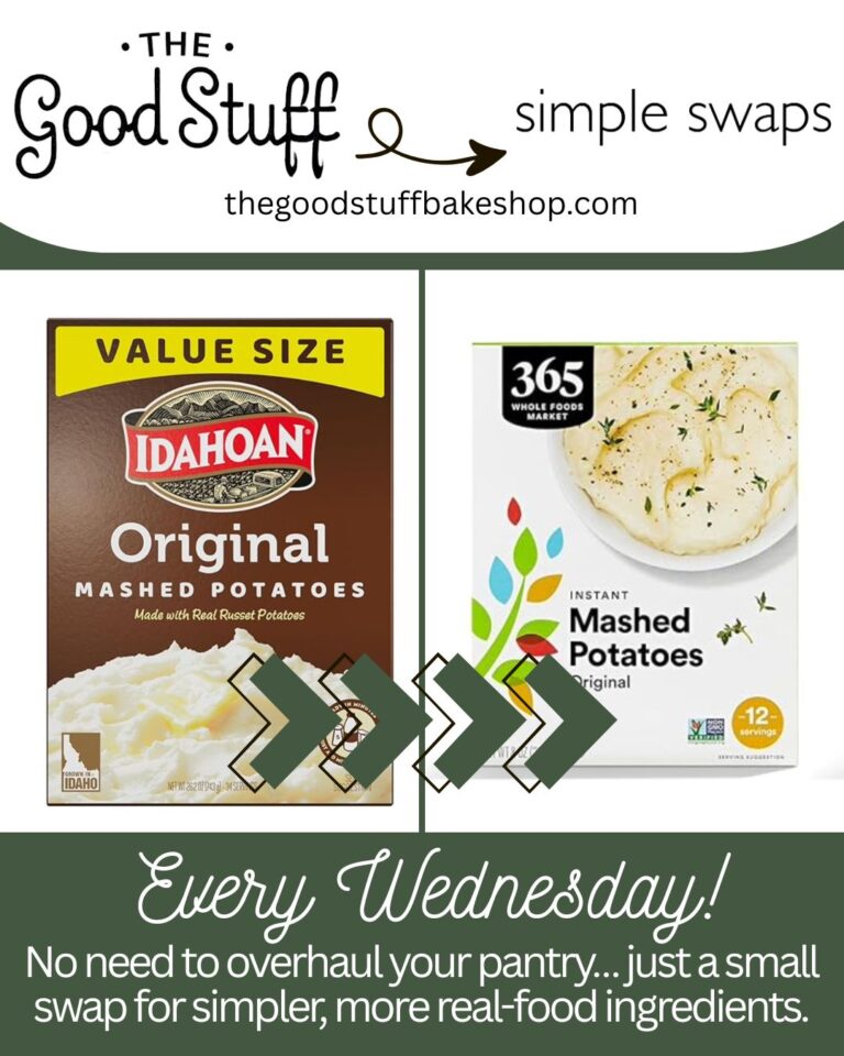 clean ingredient instant potatoes