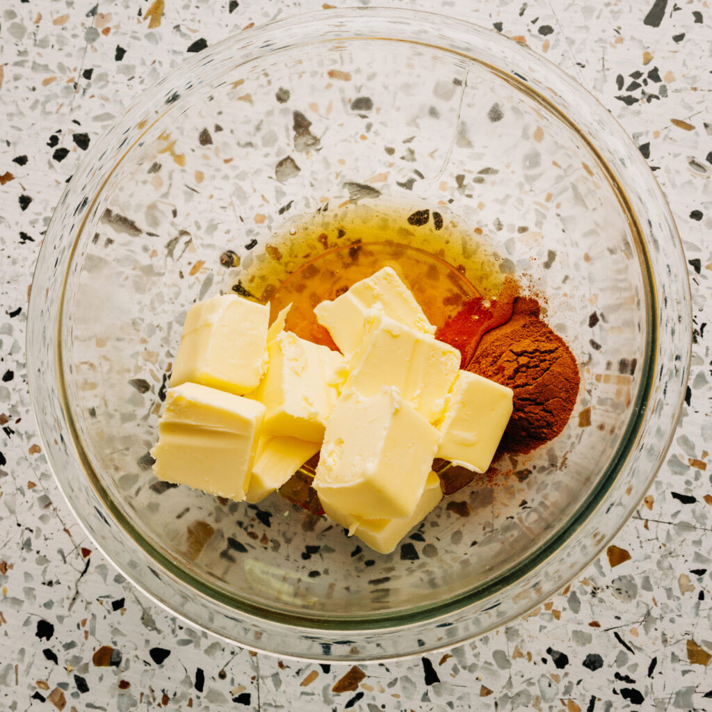 ingredients for copycat texas roadhouse butter sweetened with honey