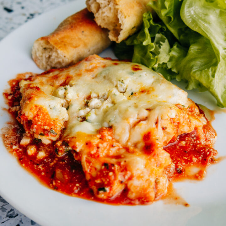 chicken lasagna parmesan casserole